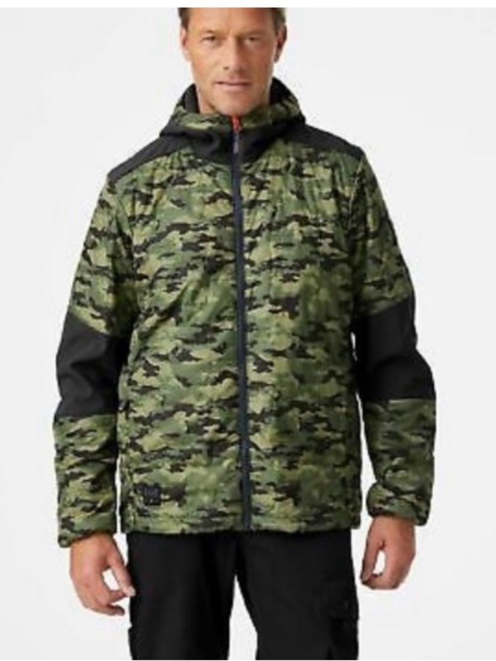 Helly Hansen Men's Size Medium Kensington Lifaloft Camo Insulated Jacket